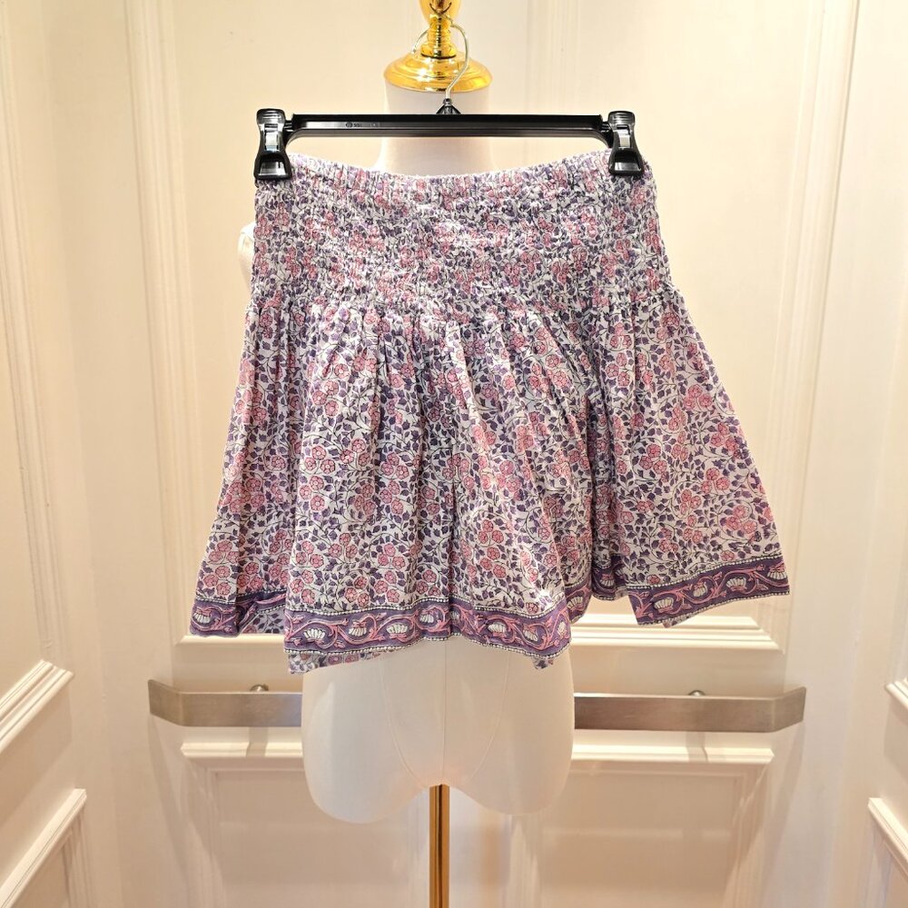 SLV pink floral fairy mini skirt | size S/M